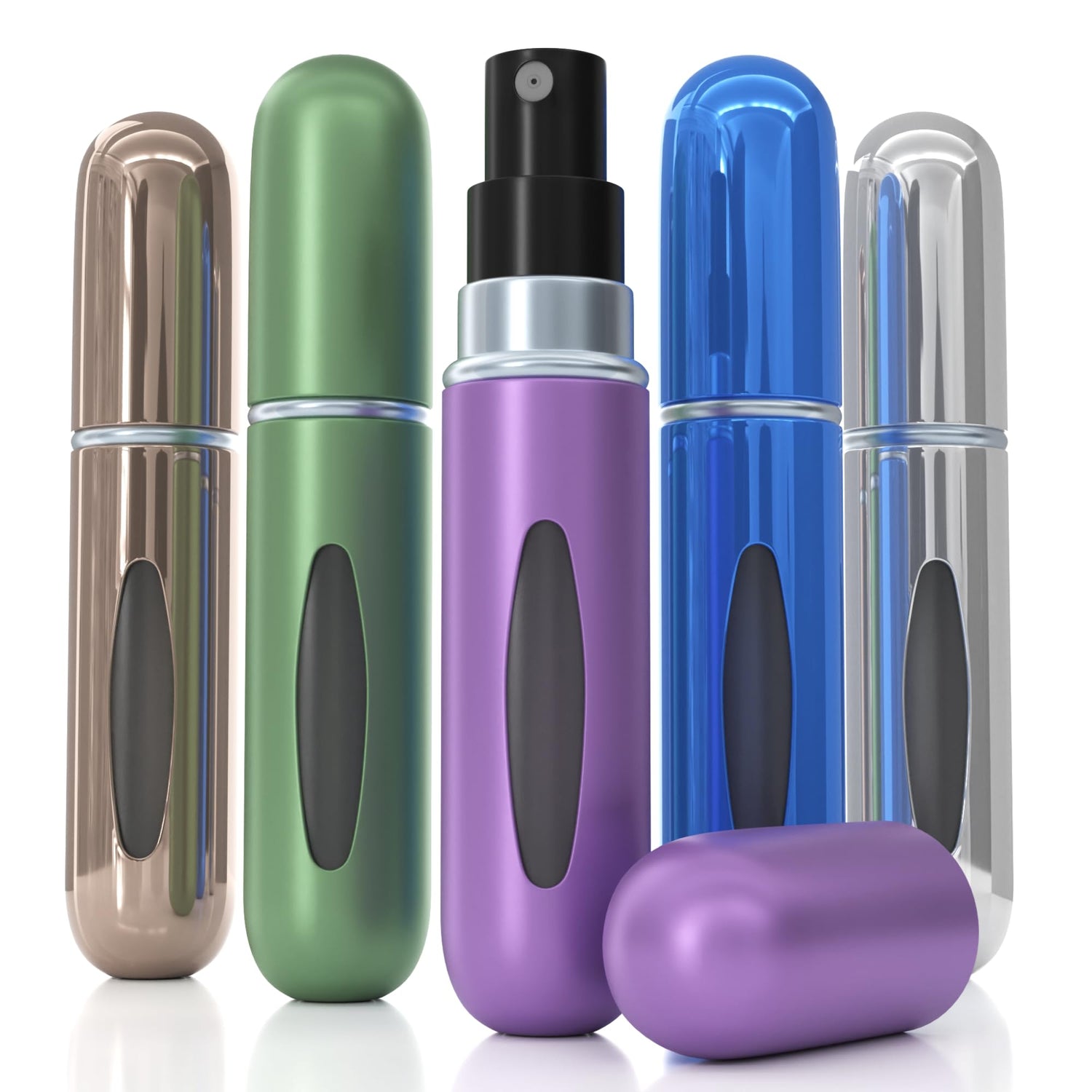 Mini Travel Perfume Bottle Refillable Perfume Atomizer Bottle Set of 3 - Portable Perfume Bottle for Outdoor and Traveling