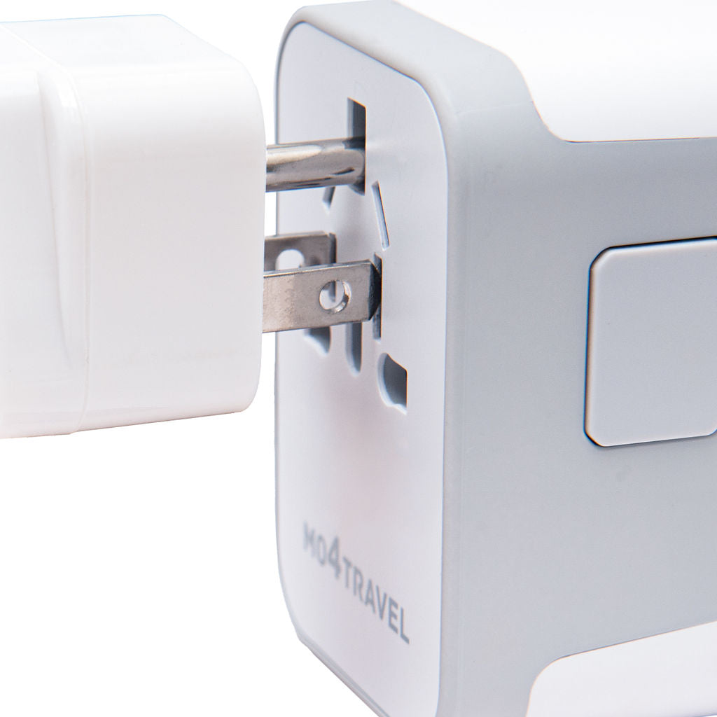 6-in-1 Universal Travel Adapter with USB-C and USB-A Ports