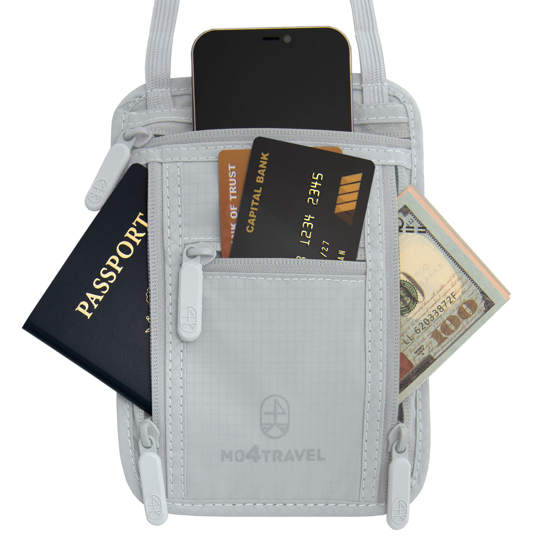 Travel Neck Wallet – RFID Blocking, Hidden and Secure