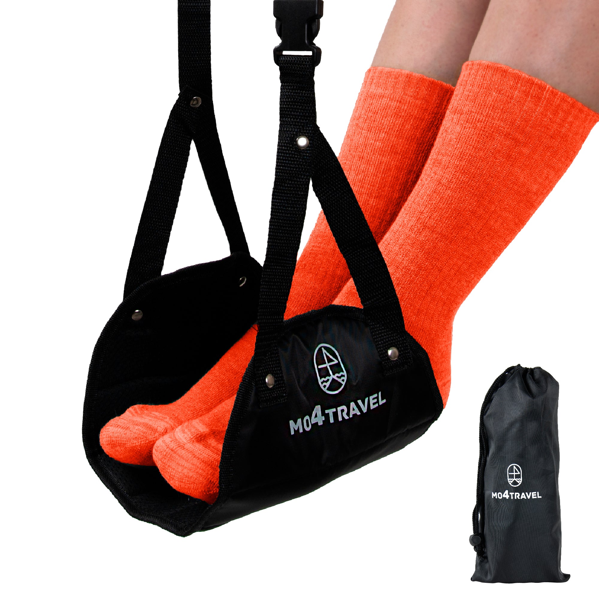 Airplane Footrest- Portable Foot Hammock Airplane Travel Essentials for Flying Provides Relaxation and Comfortable for Long Flight